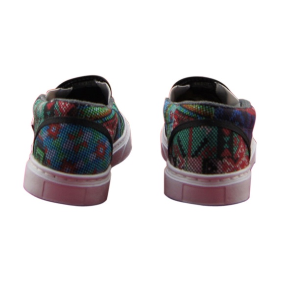 WOMEN'S PRINTED CANVA SNEAKERS ARTISAN TEXTURE ART - Picture 5 of 5